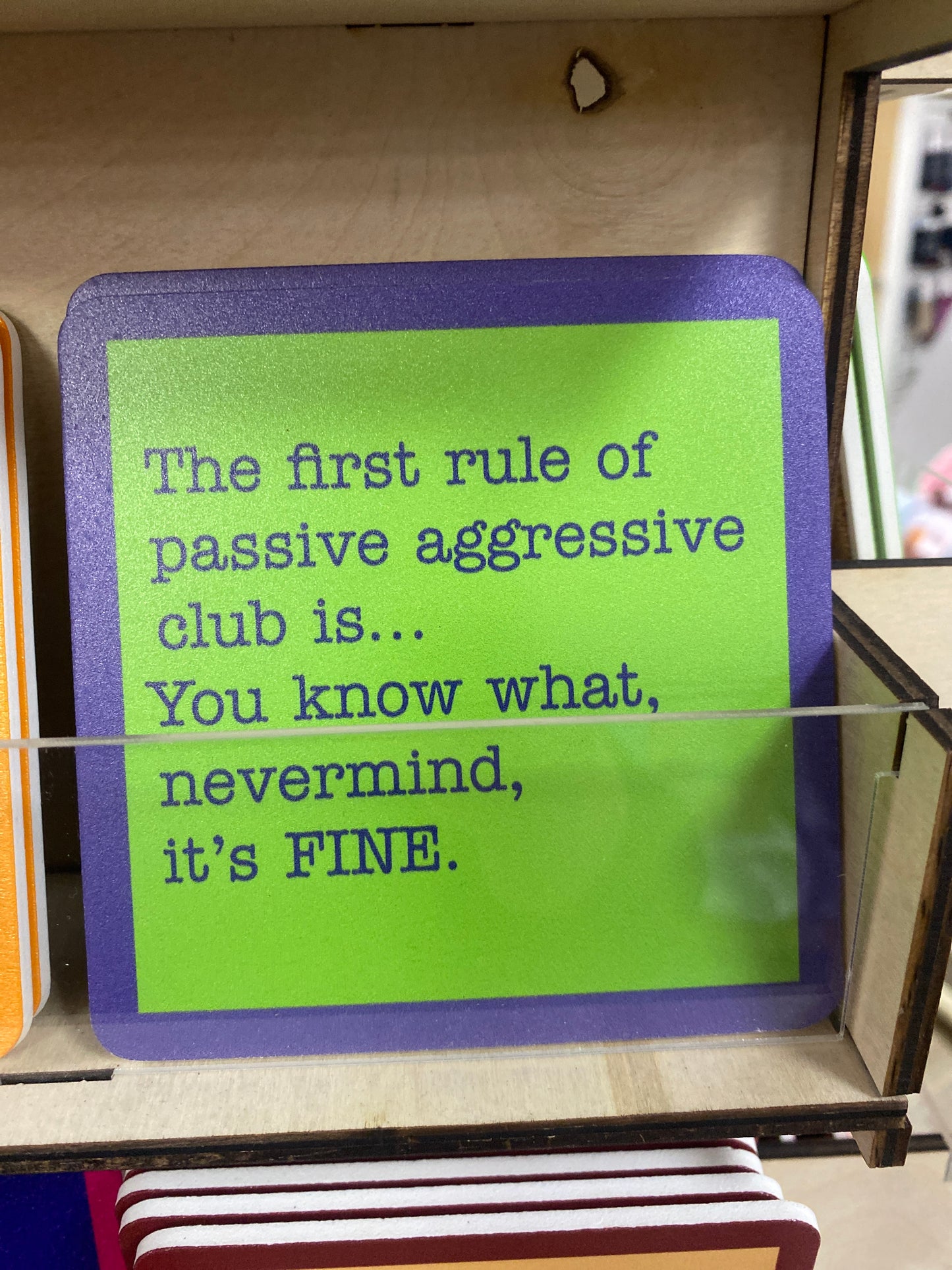 COASTER - PASSIVE AGGRESSIVE