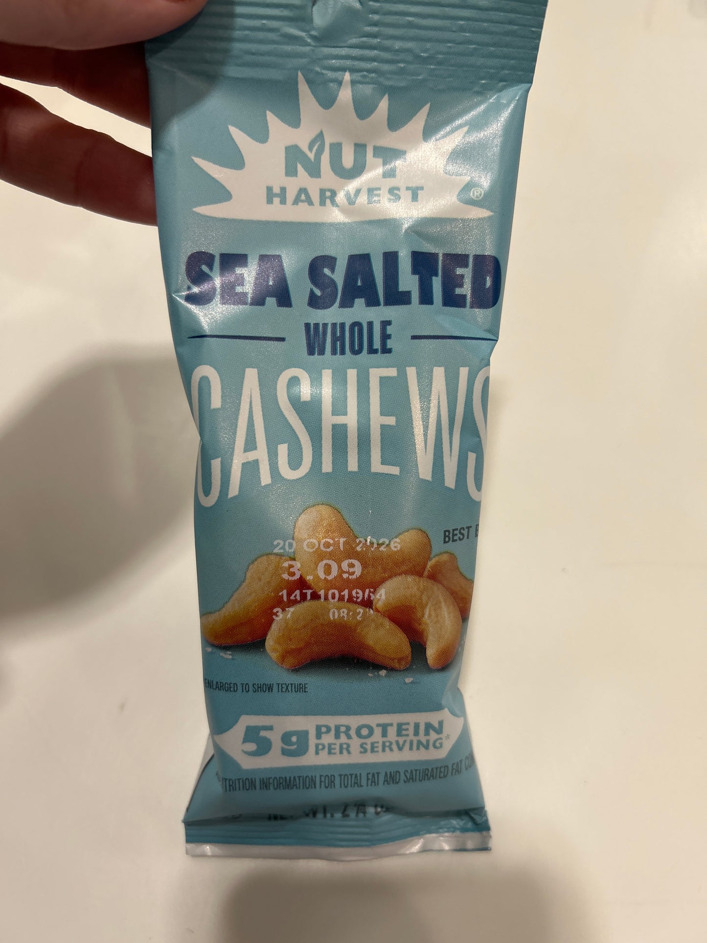 Sea salted cashews