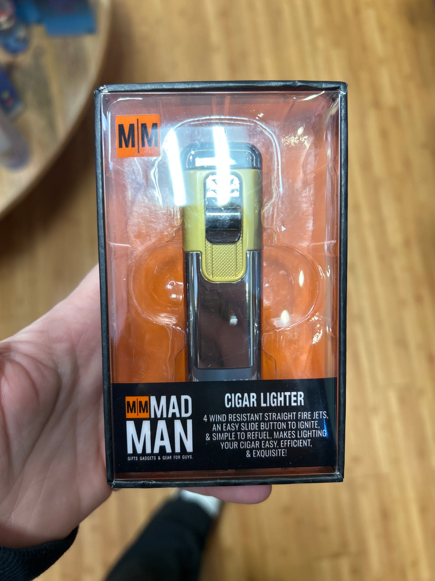 MAD MAN CIGAR LIGHTER - GOLD