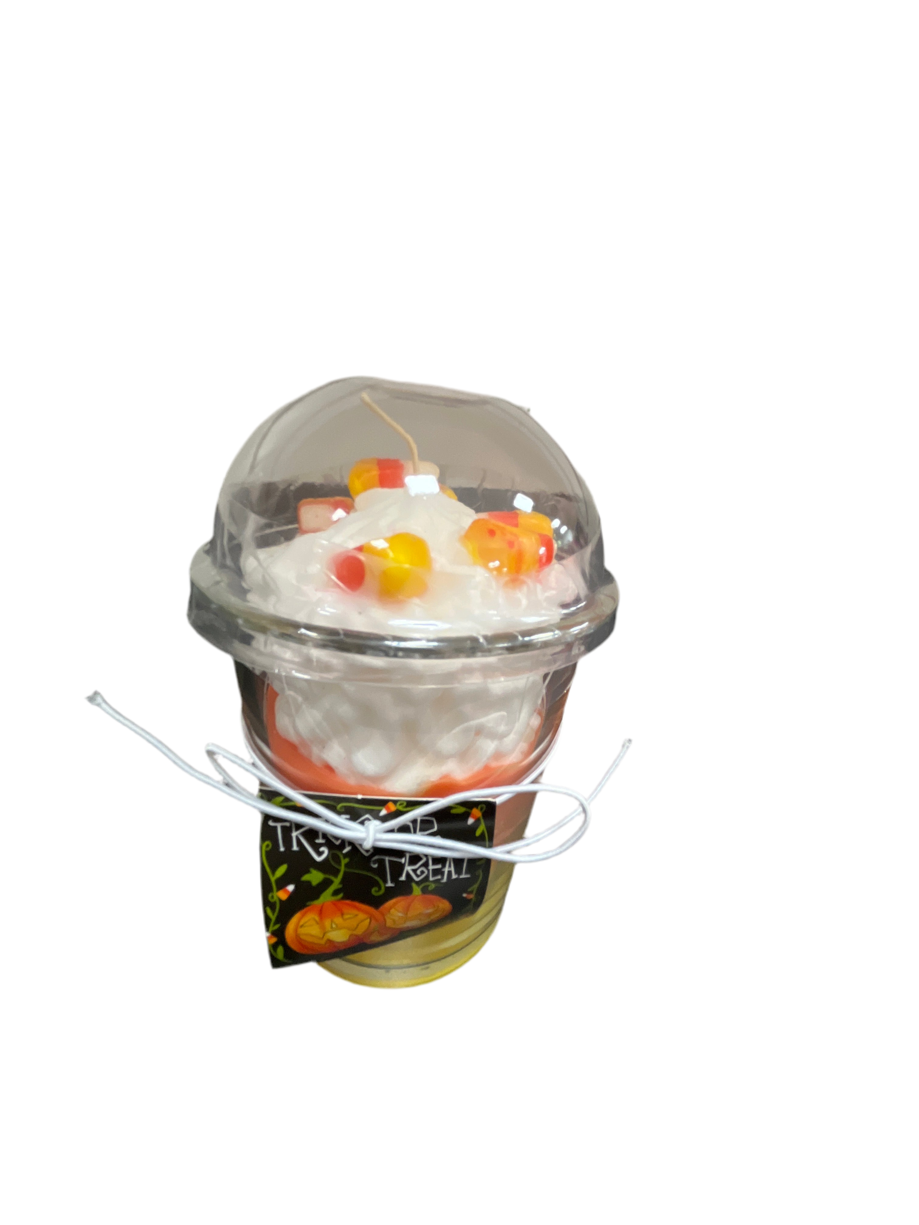 CANDY CORN CUP CANDLE