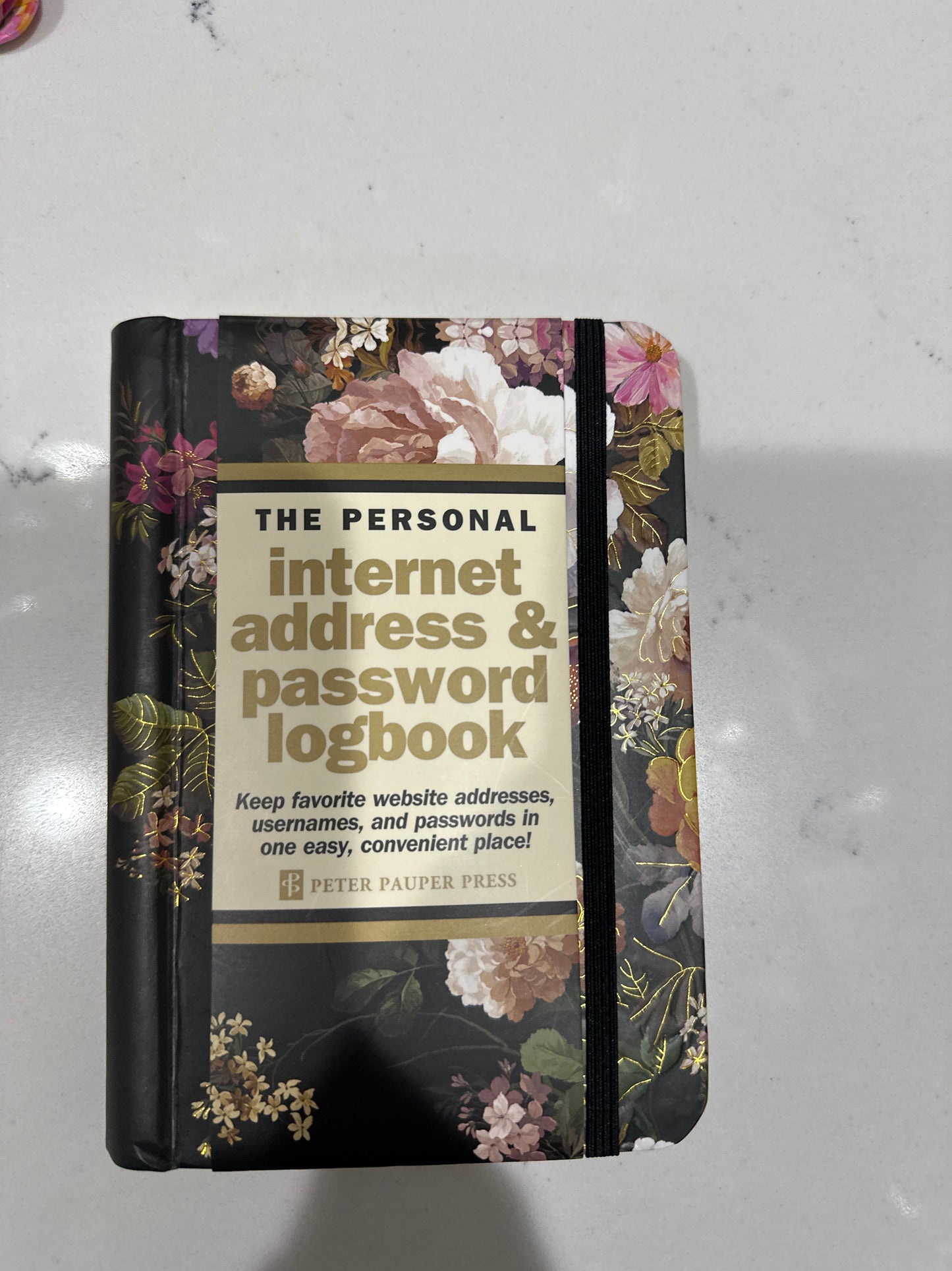 INTERNET LOG BOOK - FLORAL