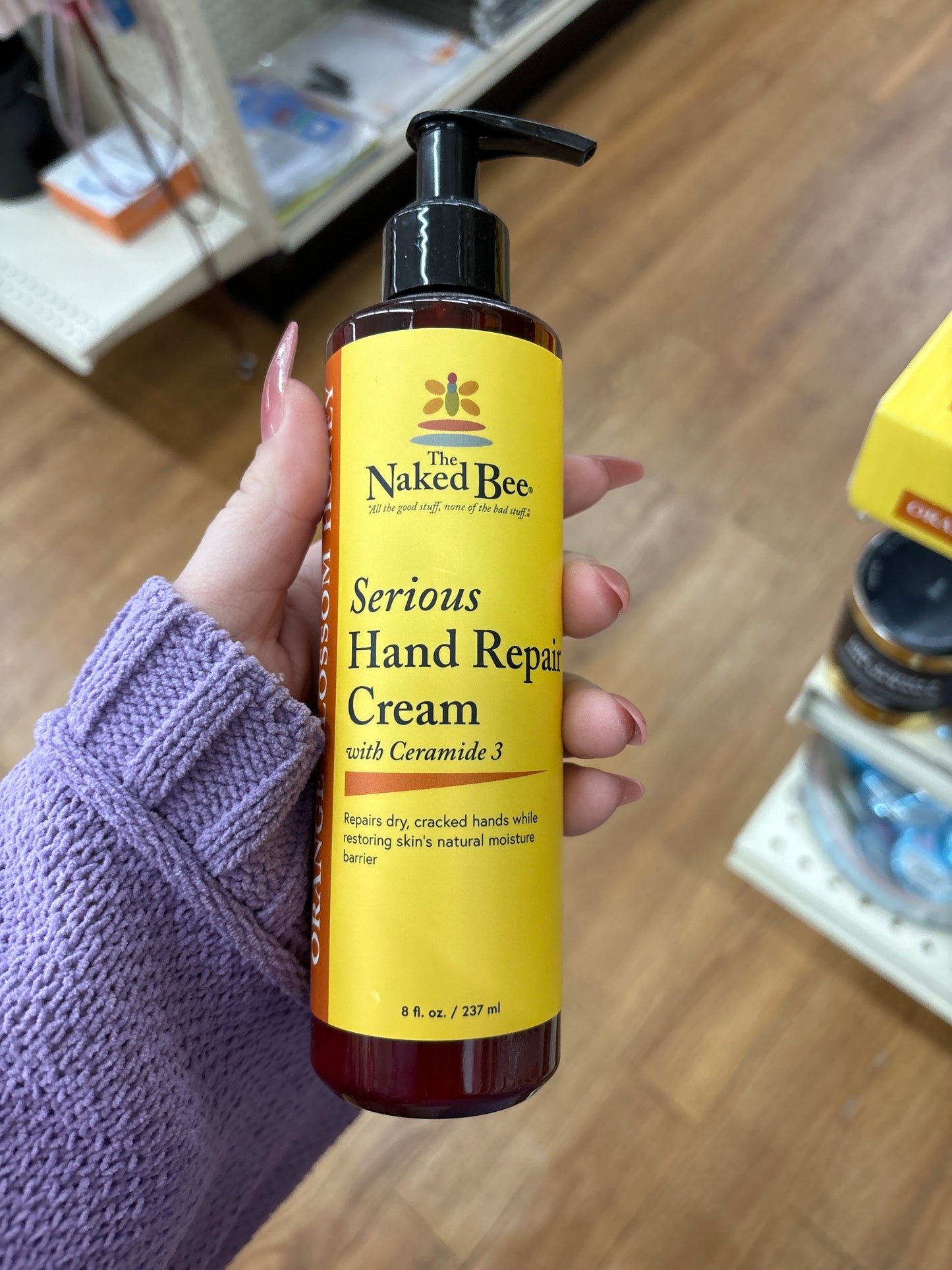SERIOUS HAND REPAIR CREAM - 8OZ - ORANGE BLOSSOM & HONEY