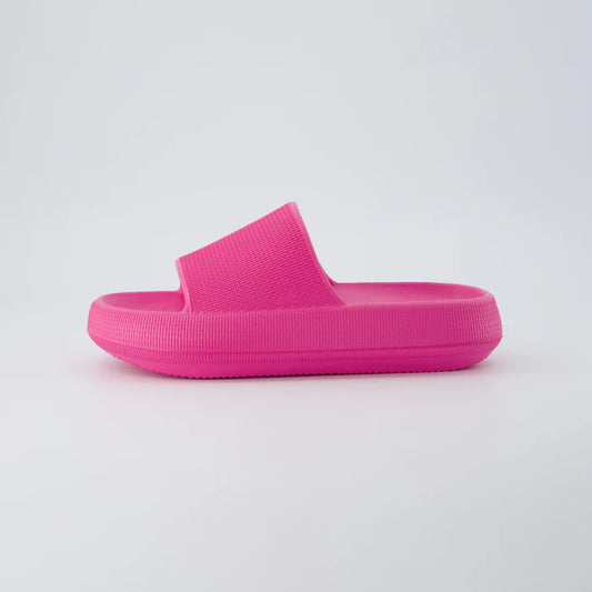 MIA LEXA SLIDES - HOT PINK