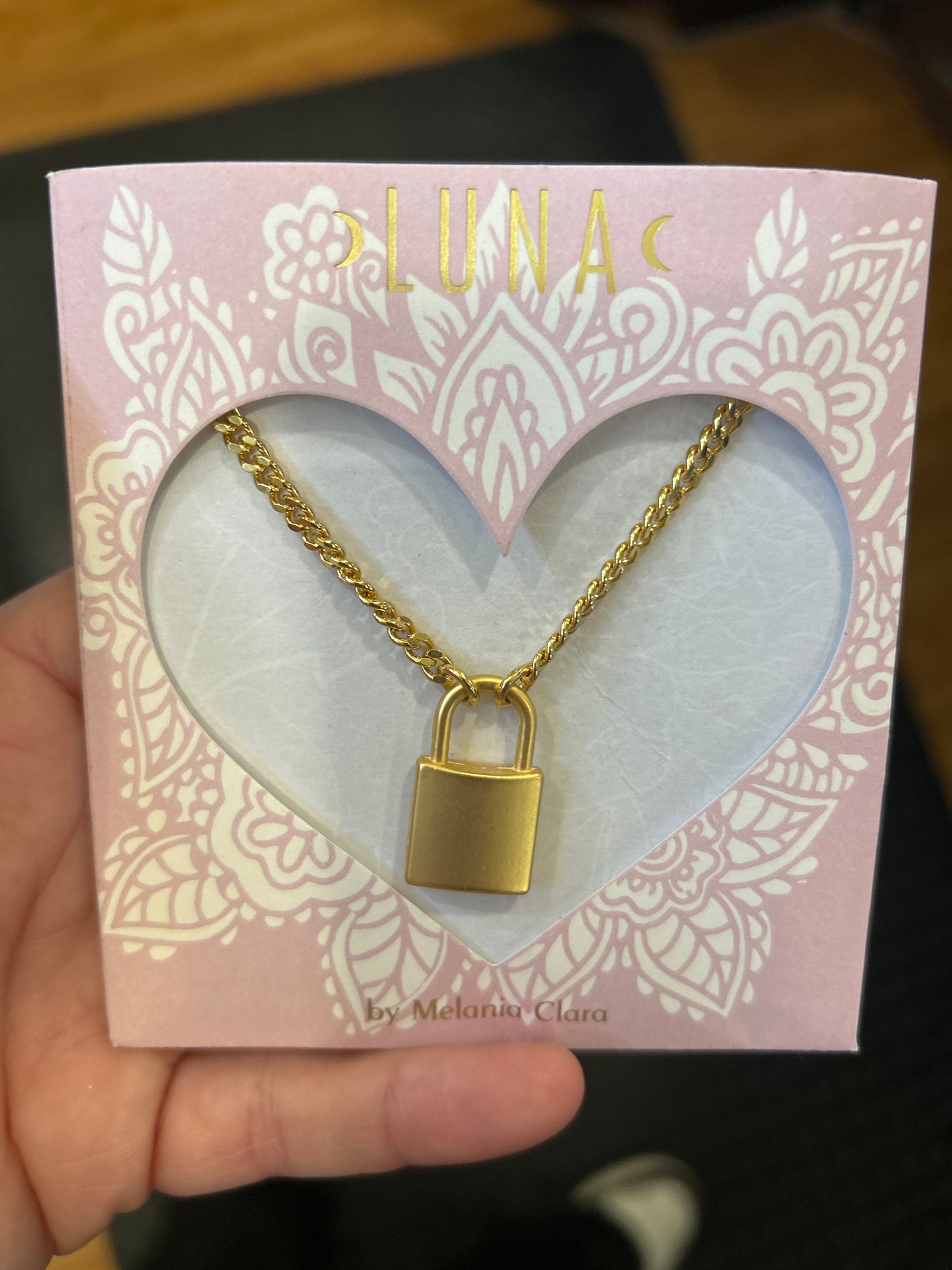 GOLD LOCK NECKLACE