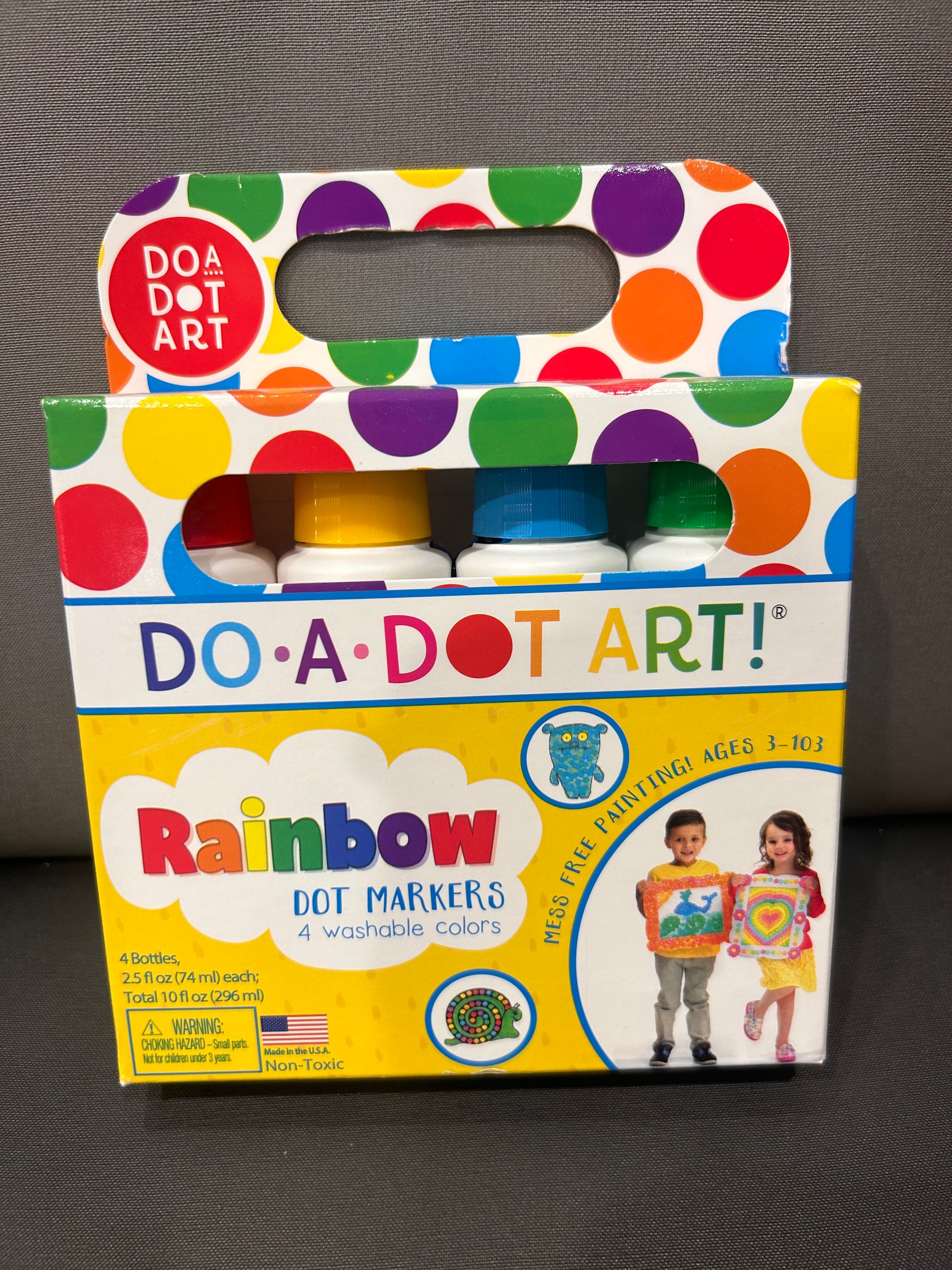 RAINBOW DOT MARKERS - 4PK - Pharm Favorites by Economy Pharmacy