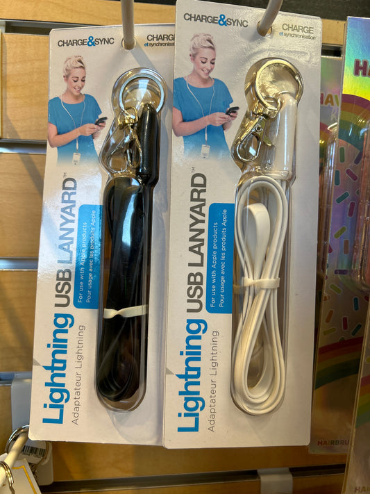 LIGHTNING USB LANYARD