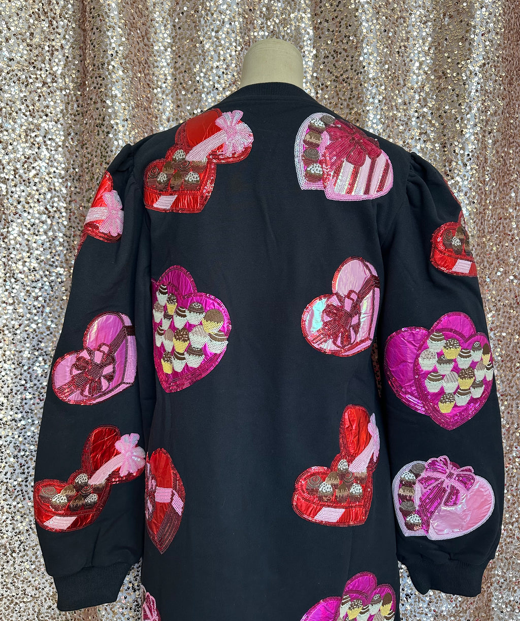 BLACK CHOCOLATE BOXES DRESS