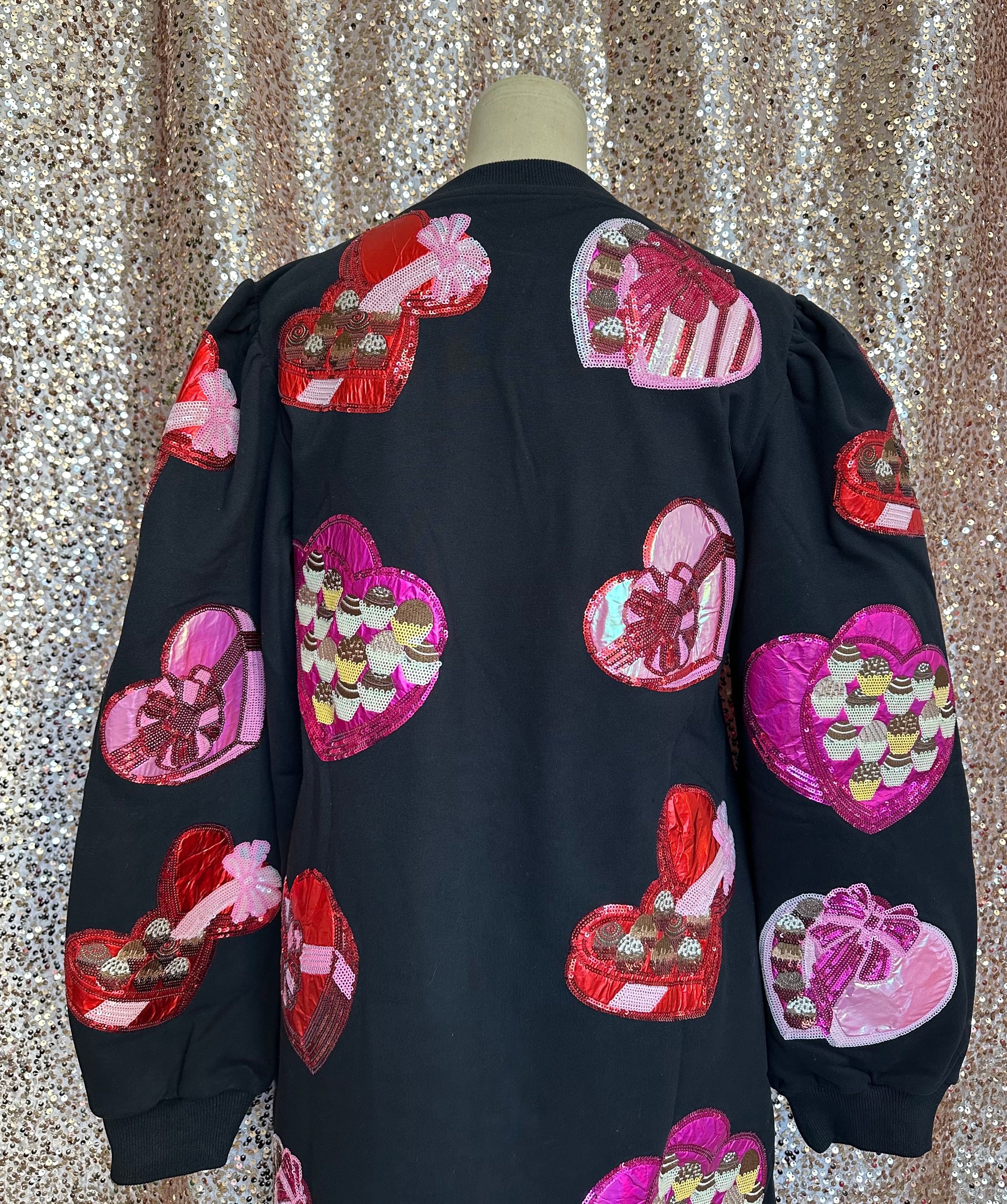 BLACK CHOCOLATE BOXES DRESS