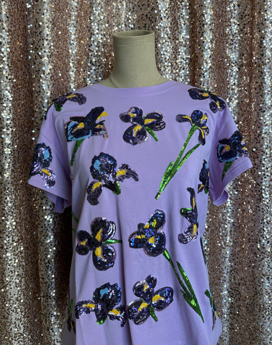 LAVENDER IRIS TEE