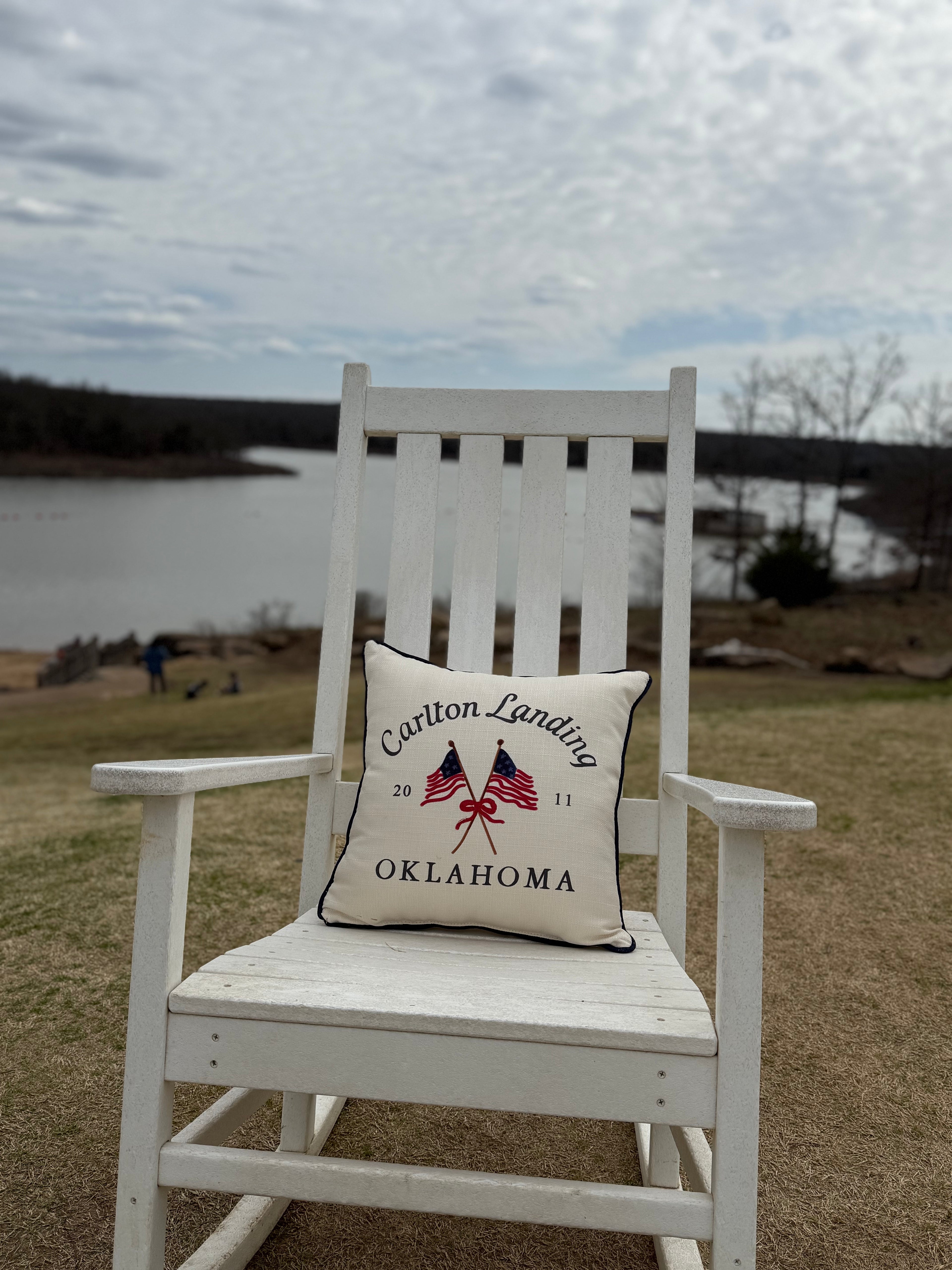 Carlton Landing Flag Pillow