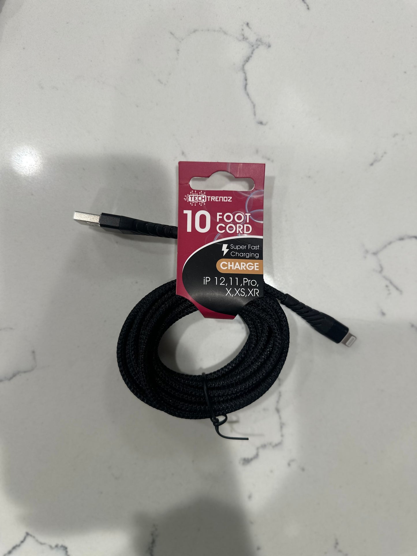 10FT MESH CORD - LIGHTNING - Pharm Favorites by Economy Pharmacy