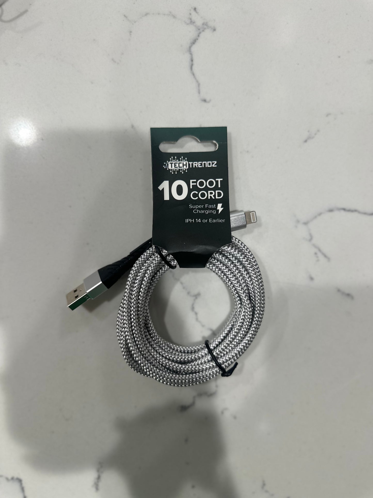 10FT MESH CORD - LIGHTNING - Pharm Favorites by Economy Pharmacy