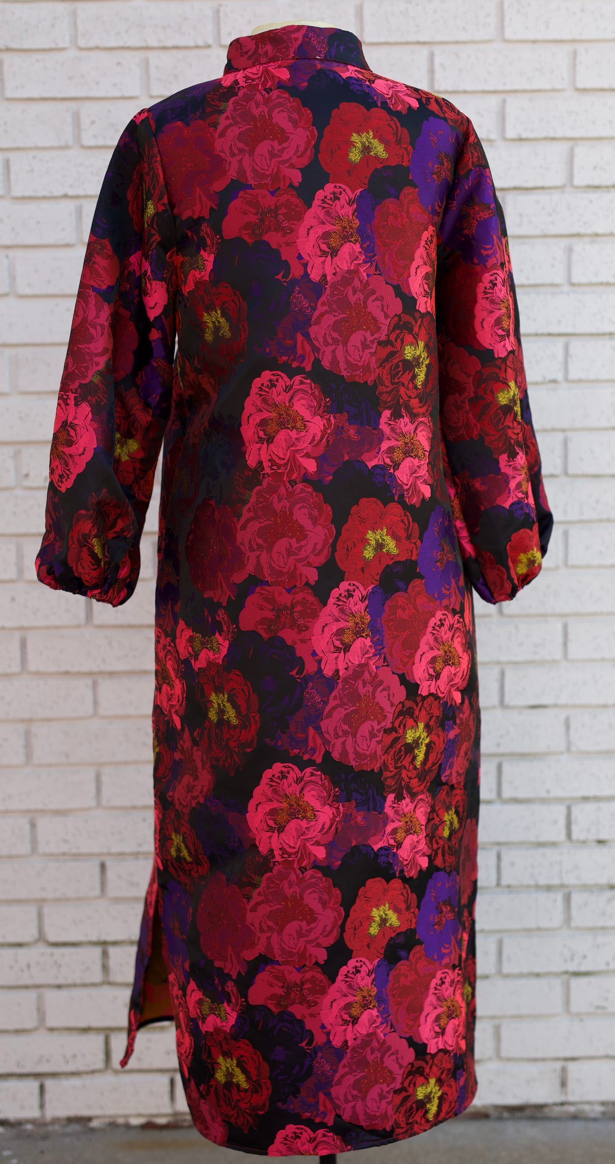 HOT PINK MULTI JACQUARD MIDI DRESS - Pharm Favorites by Economy Pharmacy