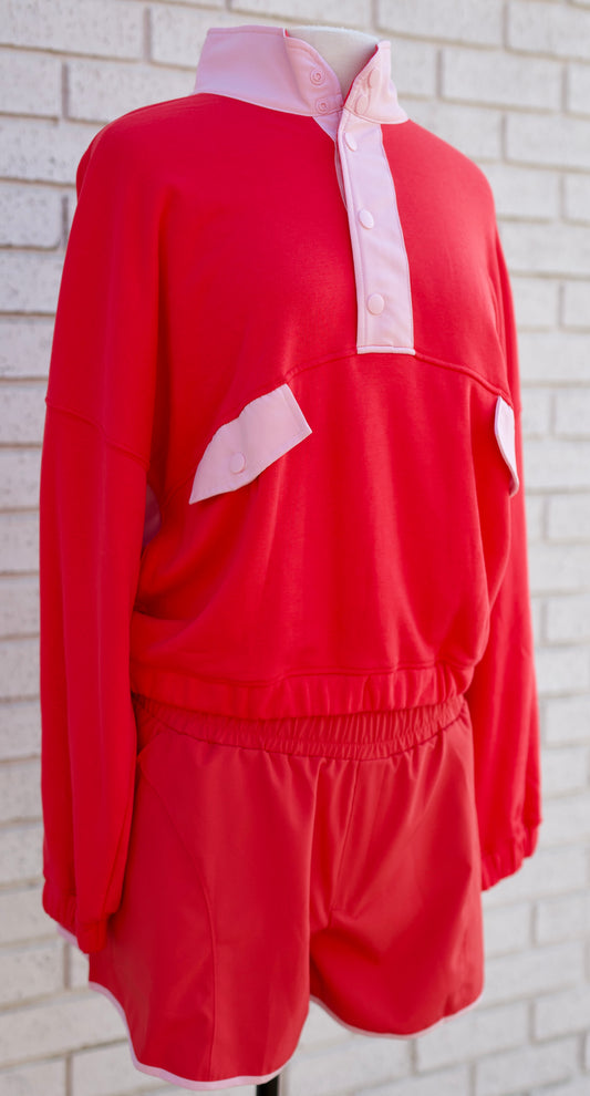 PULLOVER & SHORT 2 PC. SET