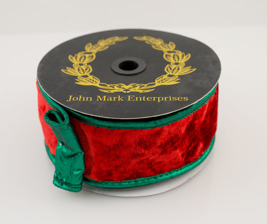 JOHN MARK RIBBON - DBL FUSED METALLIC DUPION - 2.5"X10YD