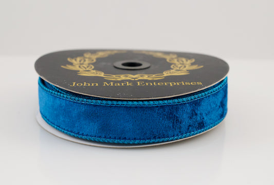 JOHN MARK RIBBON - VELVET METALLIC DUPION FUSED 1"X10YD
