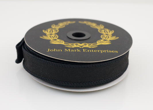 JOHN MARK RIBBON - PAPER FELT BLACK - 1"X10YD