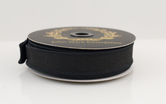 JOHN MARK RIBBON - PAPER FELT BLACK - 1"X10YD