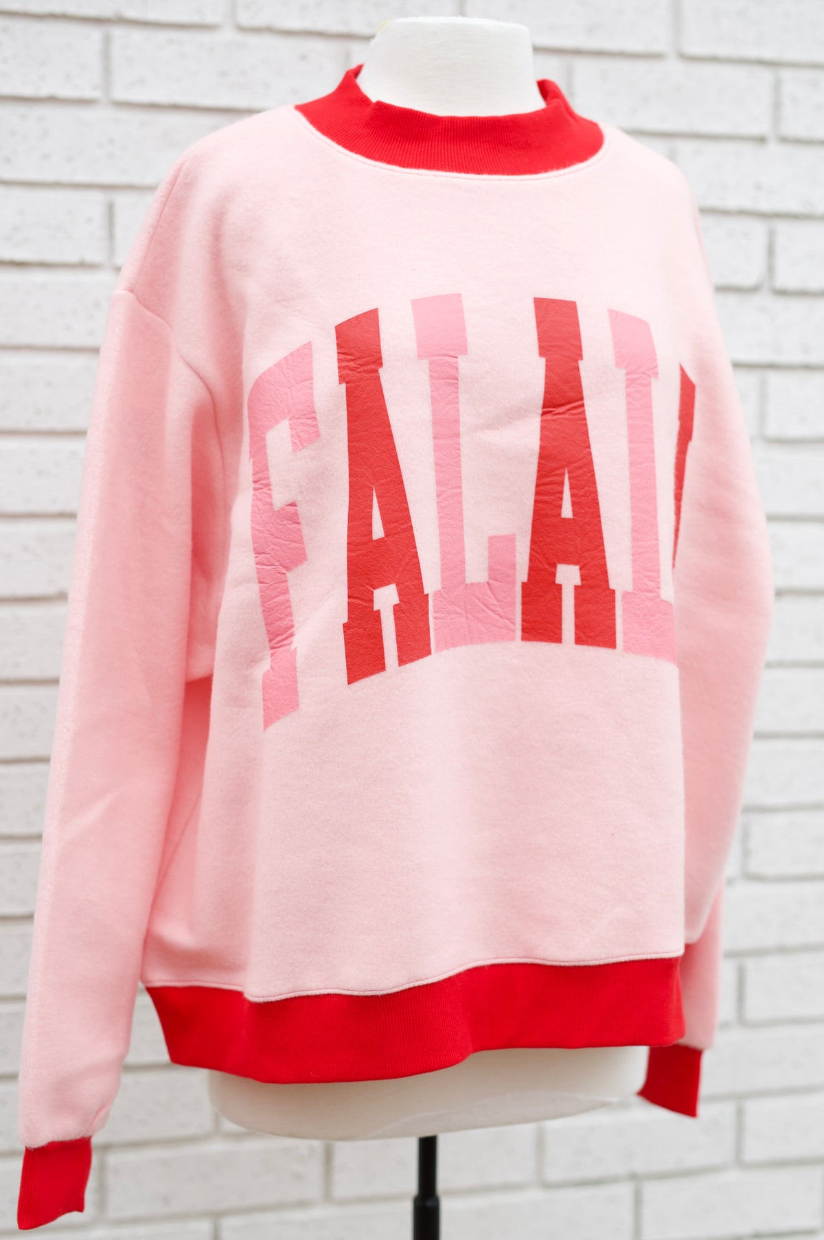 FALALA 2-SIDED MOCK SWEATSHIRT