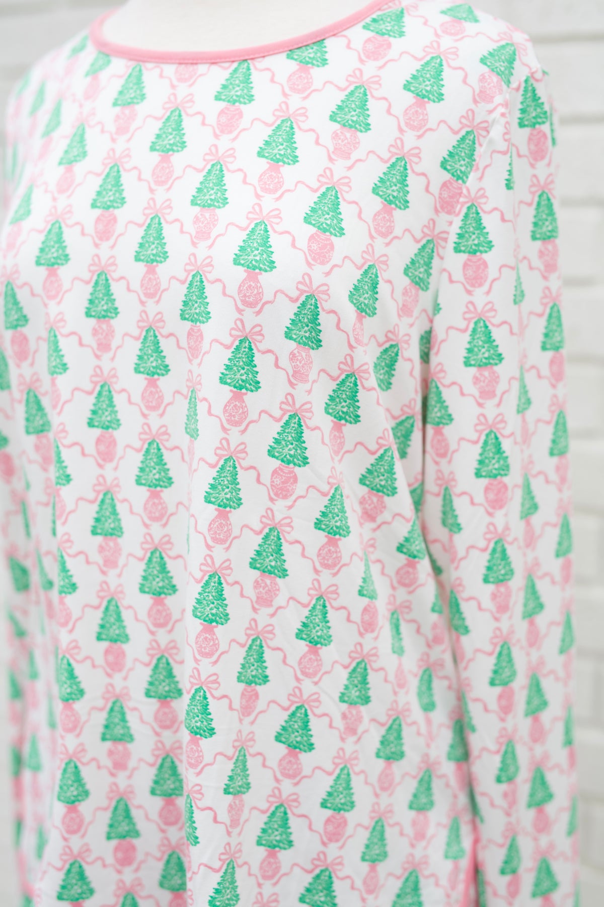 MELODY WINTER PINES LONG SLEEVE/PANT PAJAMAS 2 PC. SET