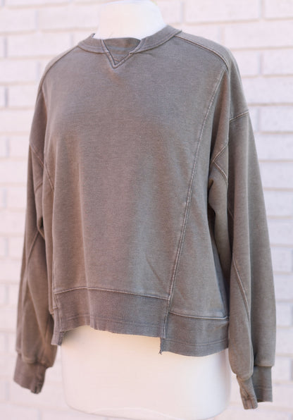 FRENCH TERRY PULLOVER