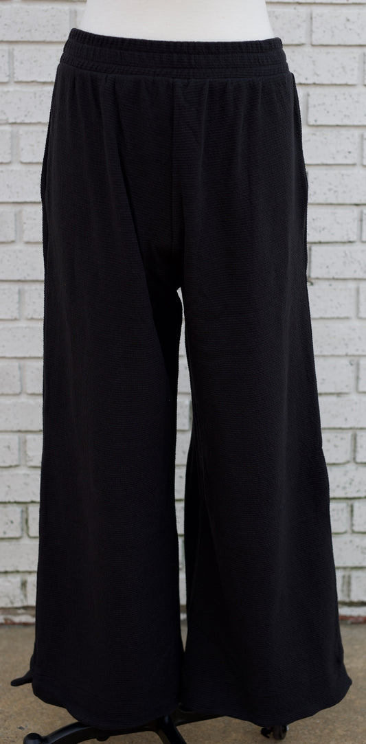 CLOUDY KNIT WIDE LEGGED PANTS