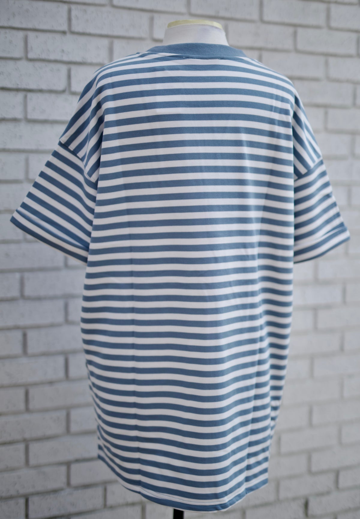 STRIPED OVERSIZED TEE DRESS