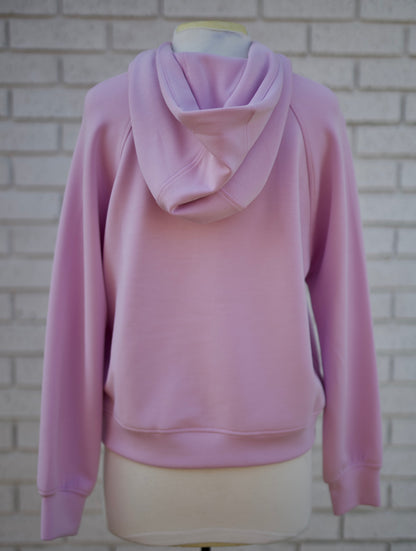 SCUBA QUARTER ZIP HOODIE JACKET - BLOSSOM