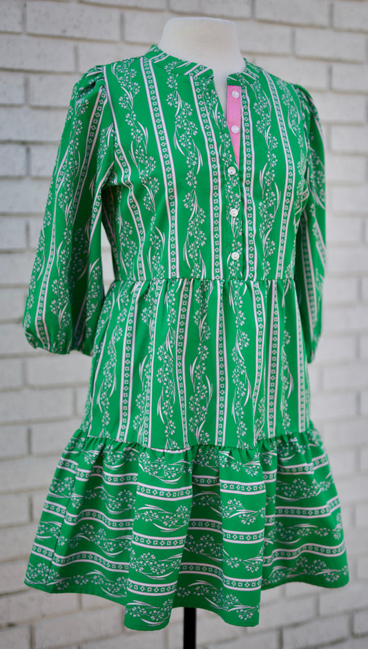 RILEY MINI DRESS - GARDEN LACE