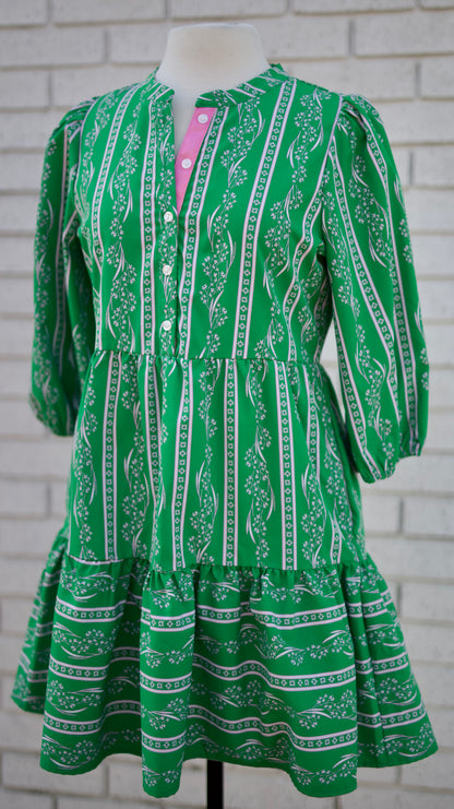 RILEY MINI DRESS - GARDEN LACE
