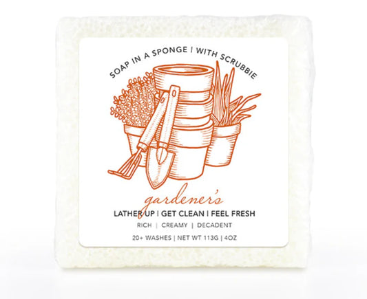 SOAP IN A SPONGE - GARDENER'S