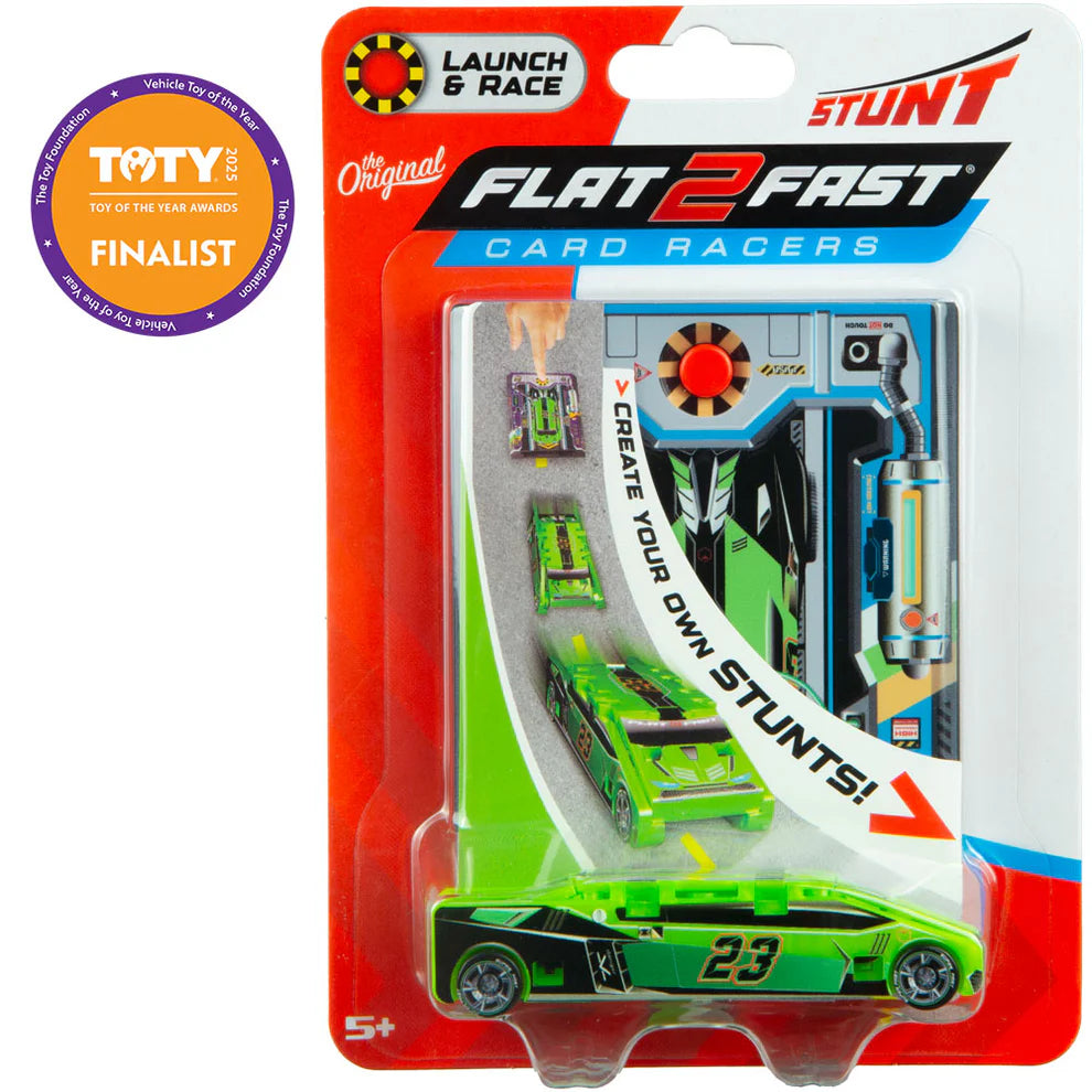 FLAT 2 FAST STUNT CARD RACERS