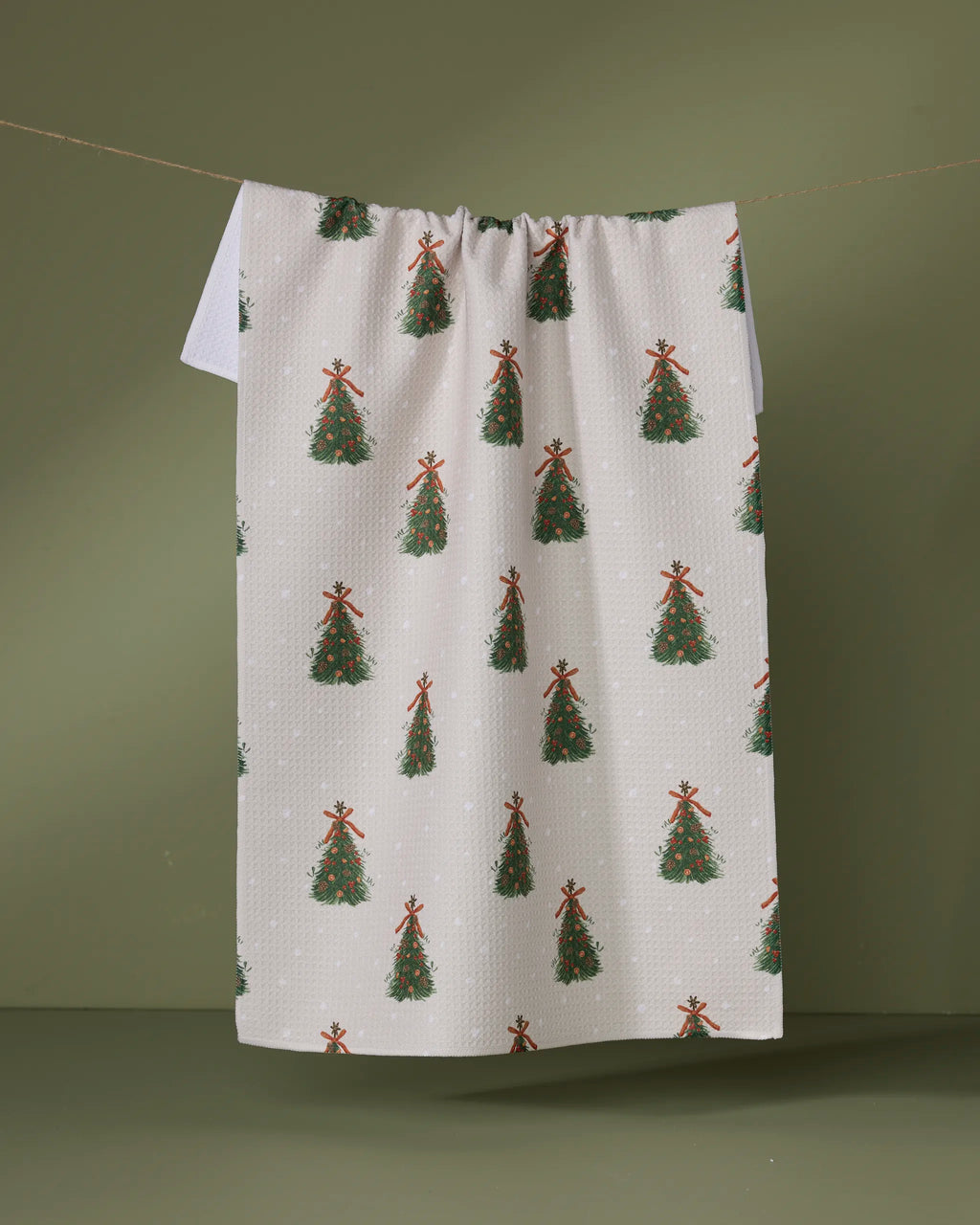 GEOMETRY KITCHEN TEA TOWELS - HOLIDAY