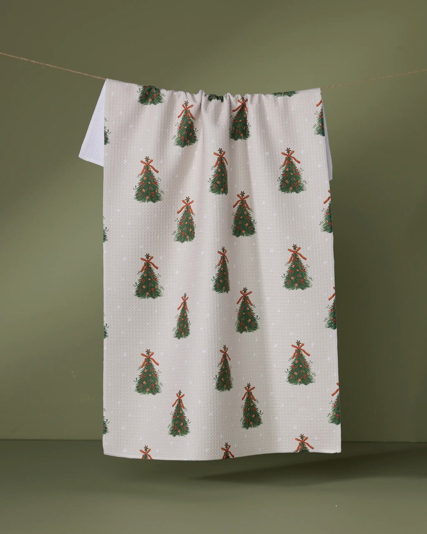 GEOMETRY KITCHEN TEA TOWELS - HOLIDAY