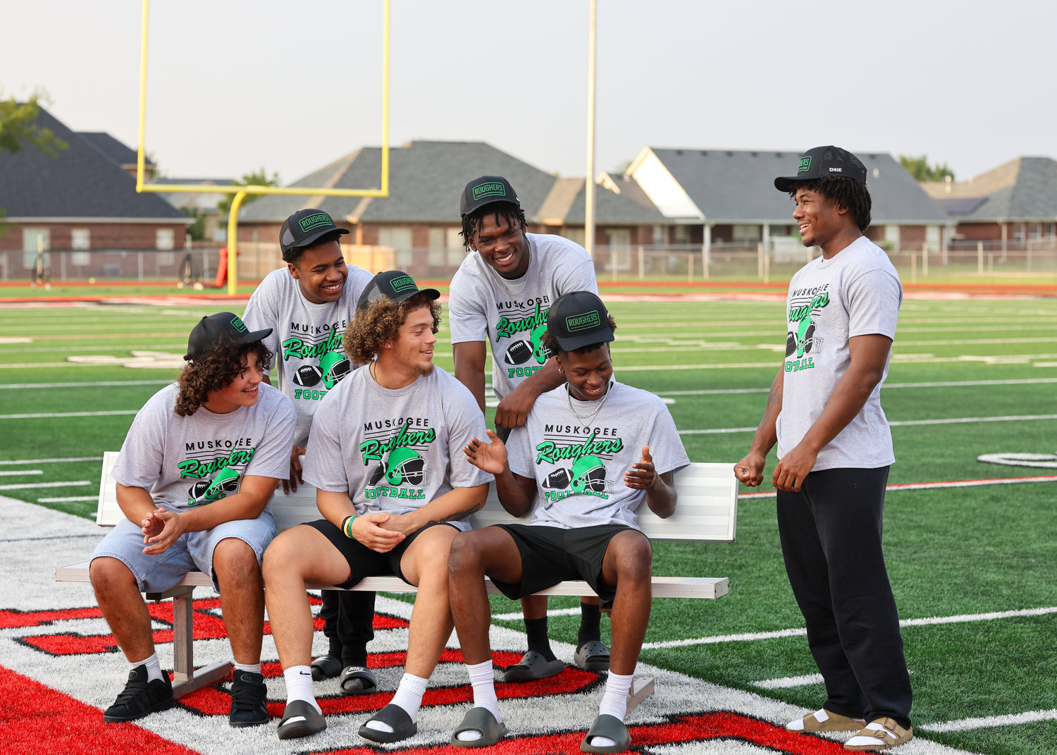 Muskogee Roughers Football Tee - Pharm Favorites by Economy Pharmacy