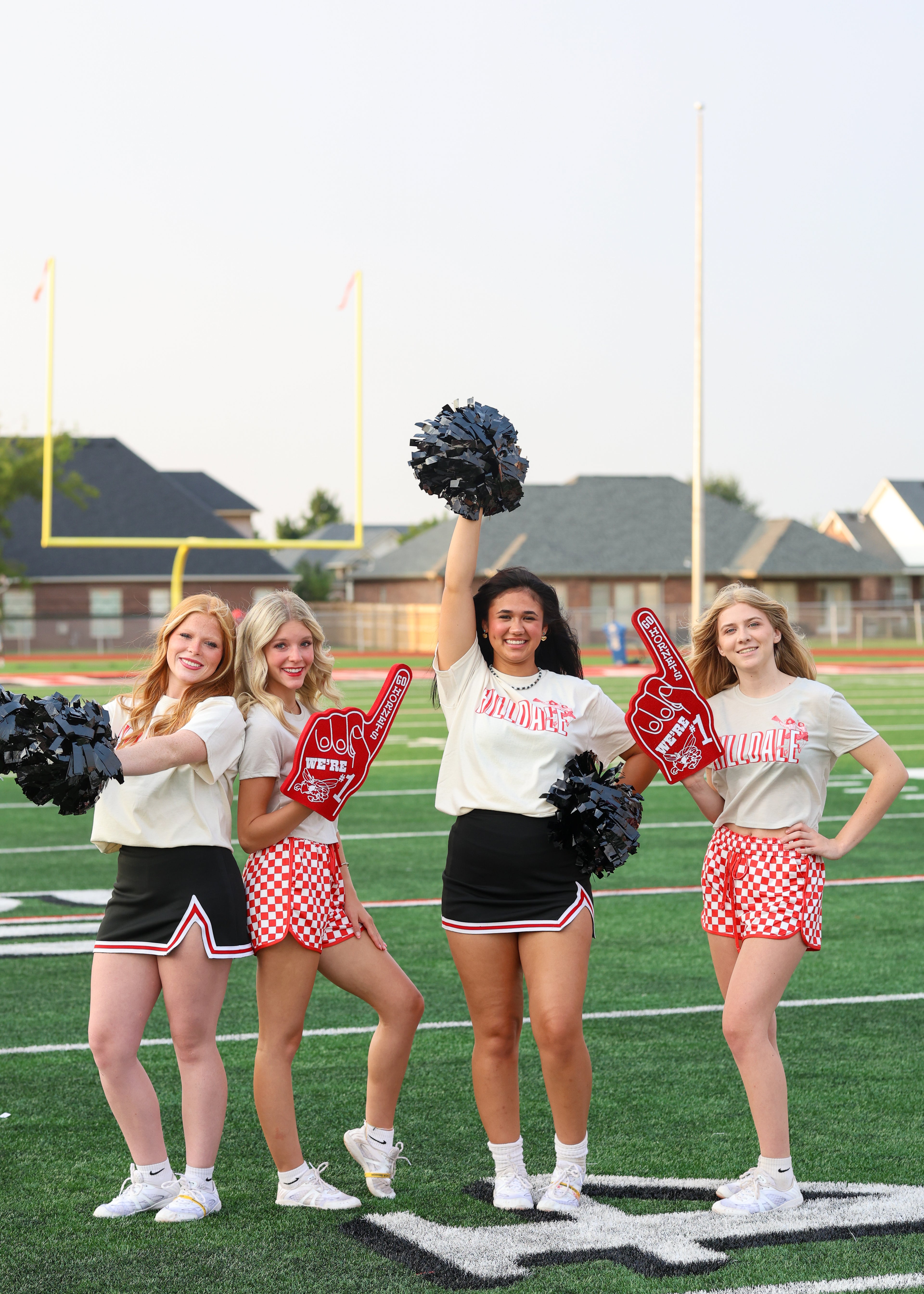 Hilldale Hornets Vintage Cheerleaders Tee
