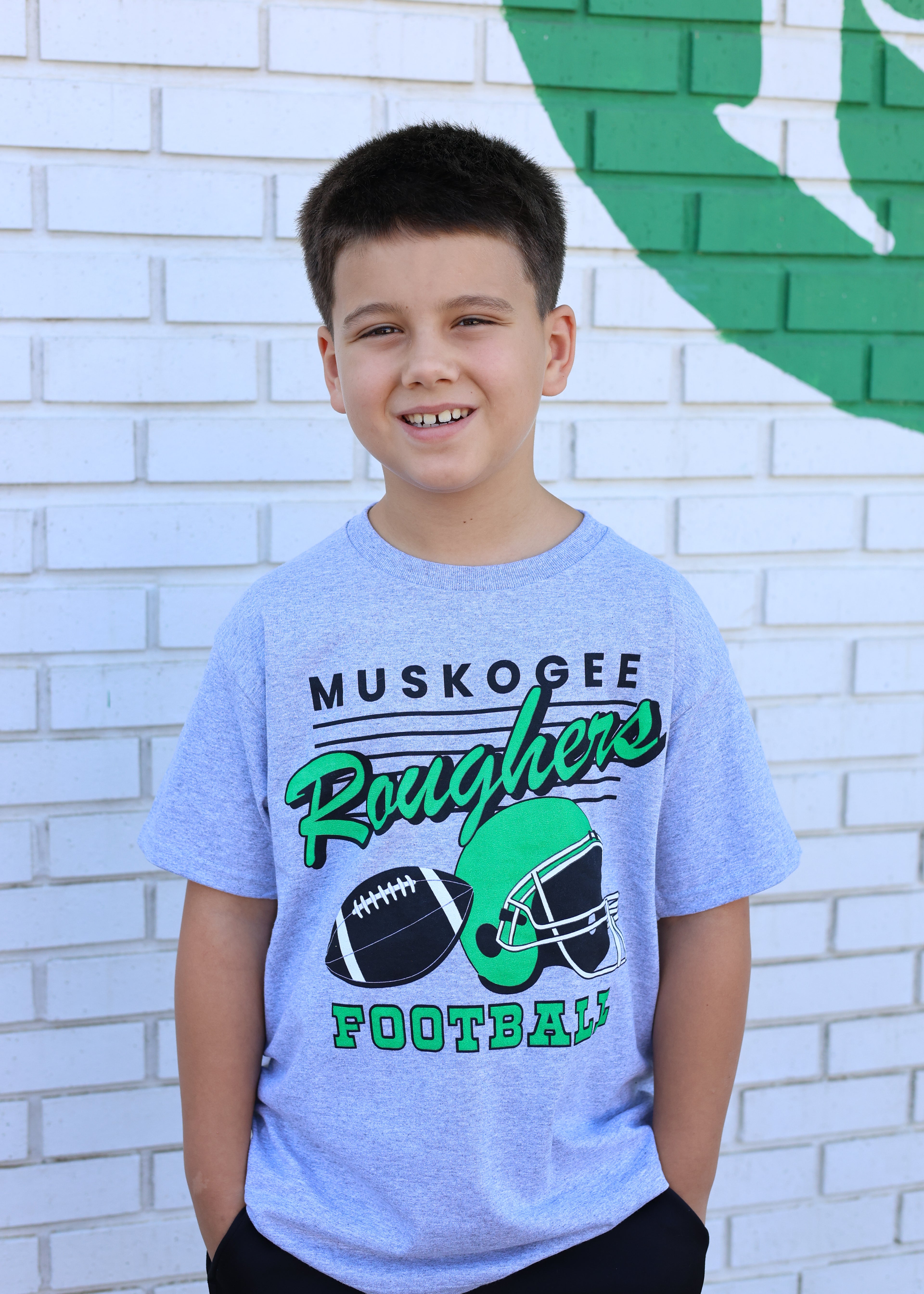 Muskogee Roughers Football Tee YOUTH