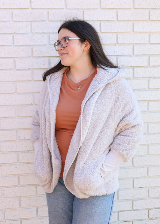 HELLO MELLO COMFORT ZONE PACKABLE CARDIGAN