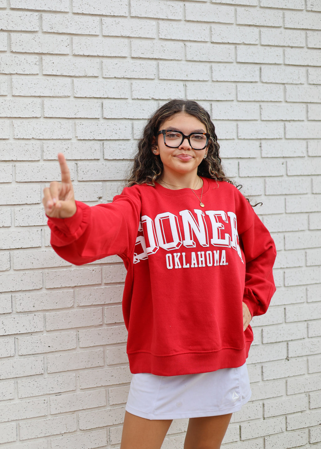Oklahoma Sooners Crimson Semi Pro Sweatshirt