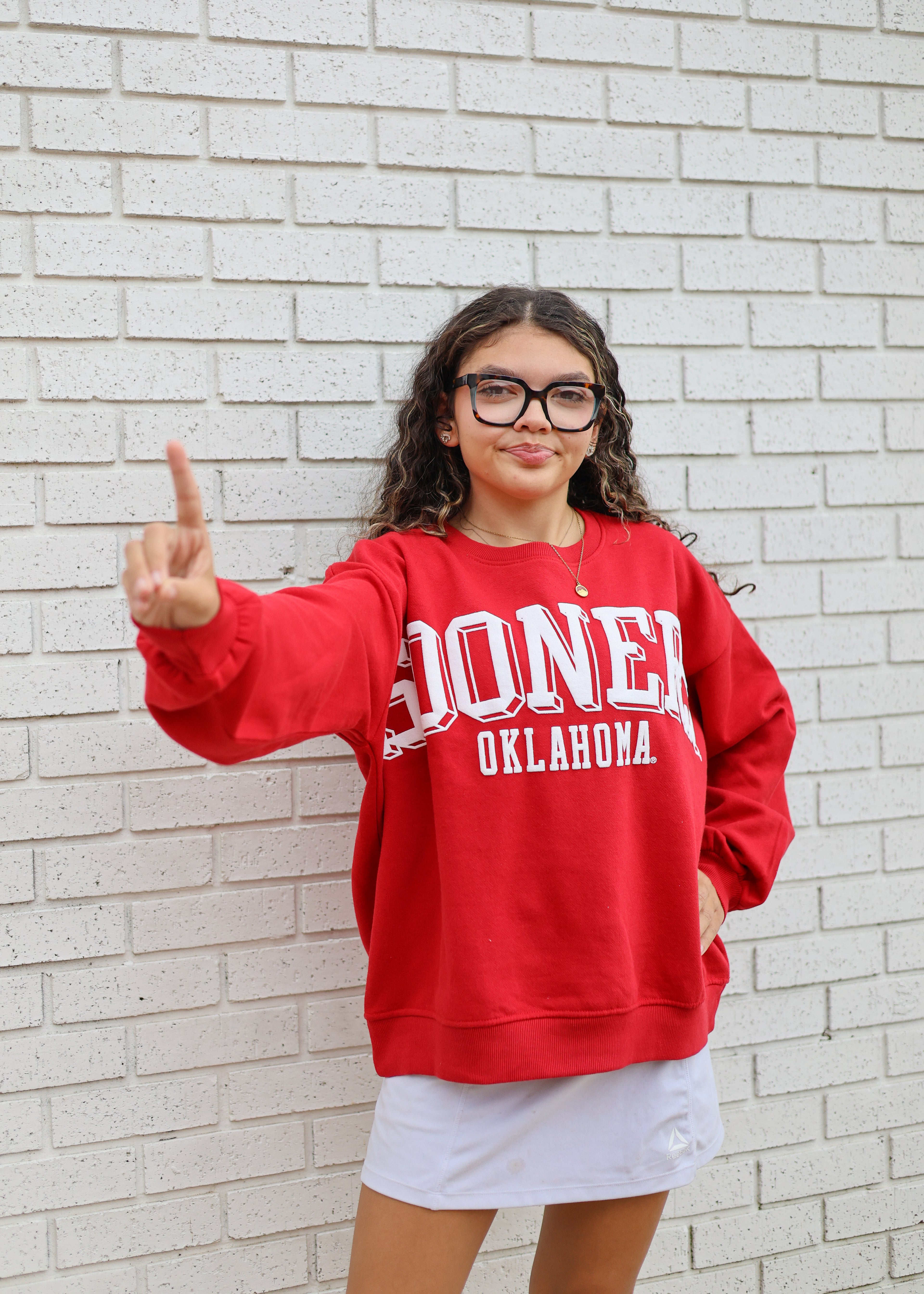 Oklahoma Sooners Crimson Semi Pro Sweatshirt