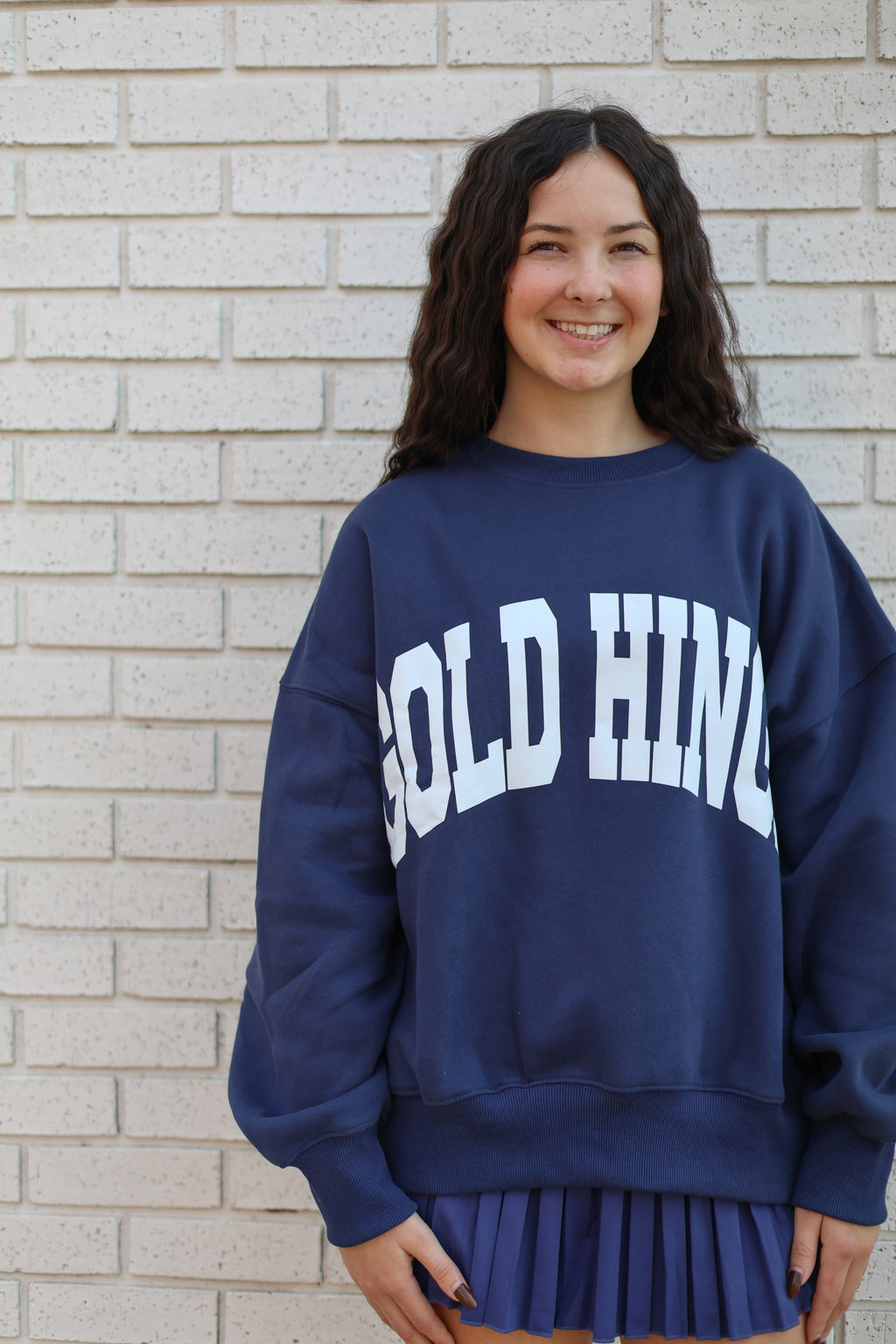 Dark Denim GH Wide Arm Sweatshirt