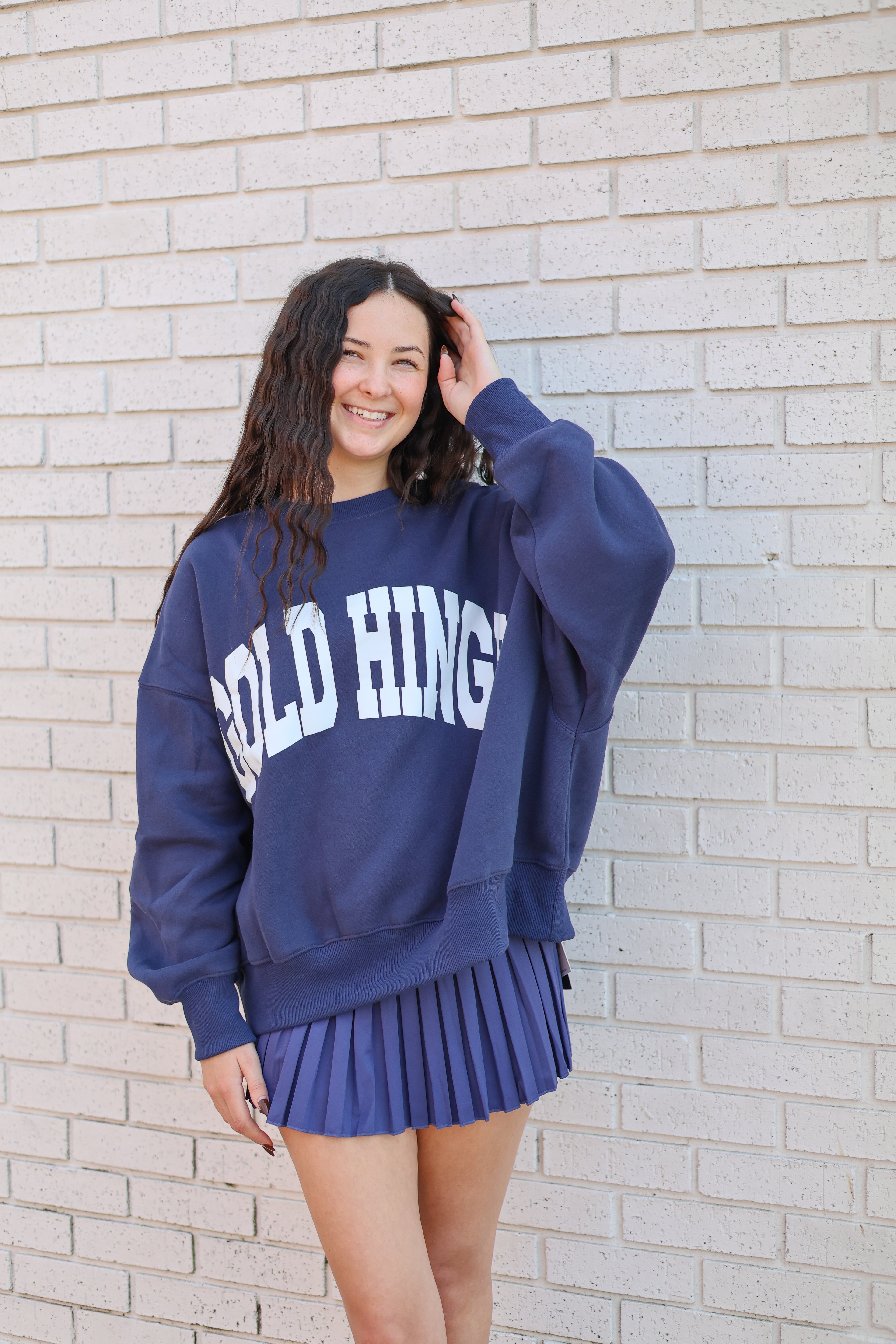 Dark Denim GH Wide Arm Sweatshirt