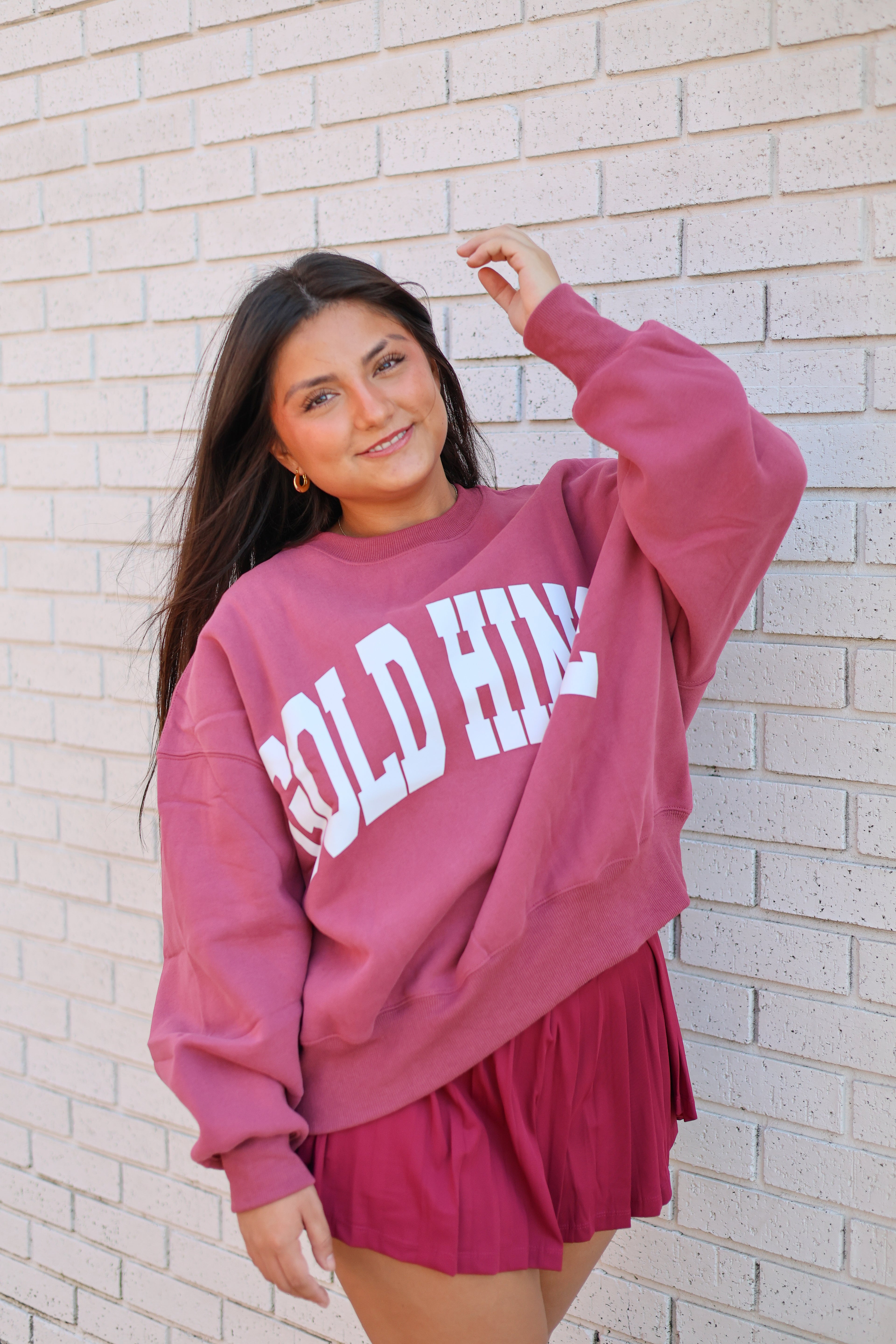 Pale Mulberry GH Wide Arm Sweatshirt