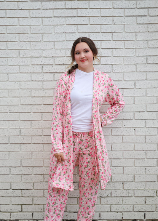 LOUNGE PANTS - ROSE BLOOM