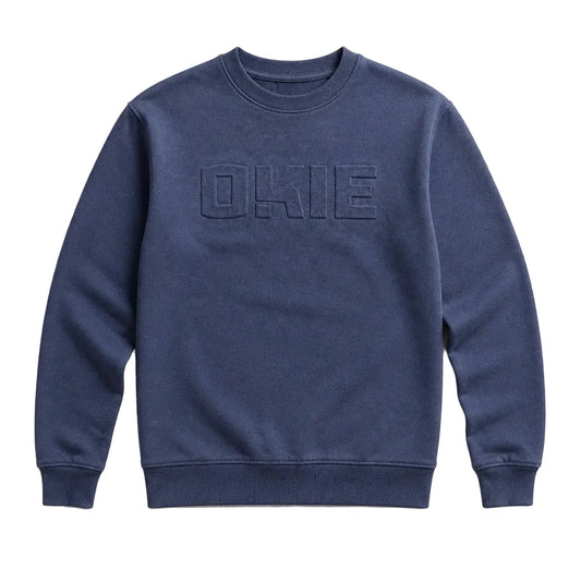OKIE PUFF SWEATSHIRT - INDIGO