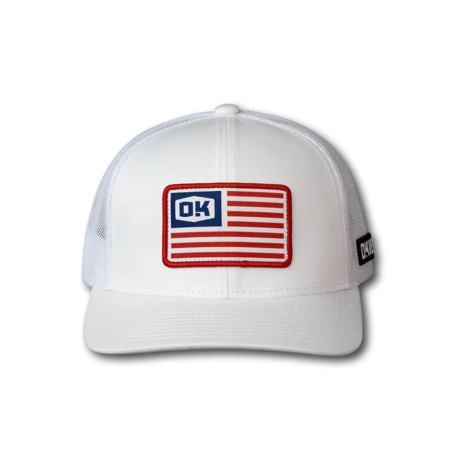 OKIE HAT - MERICA - WHITE