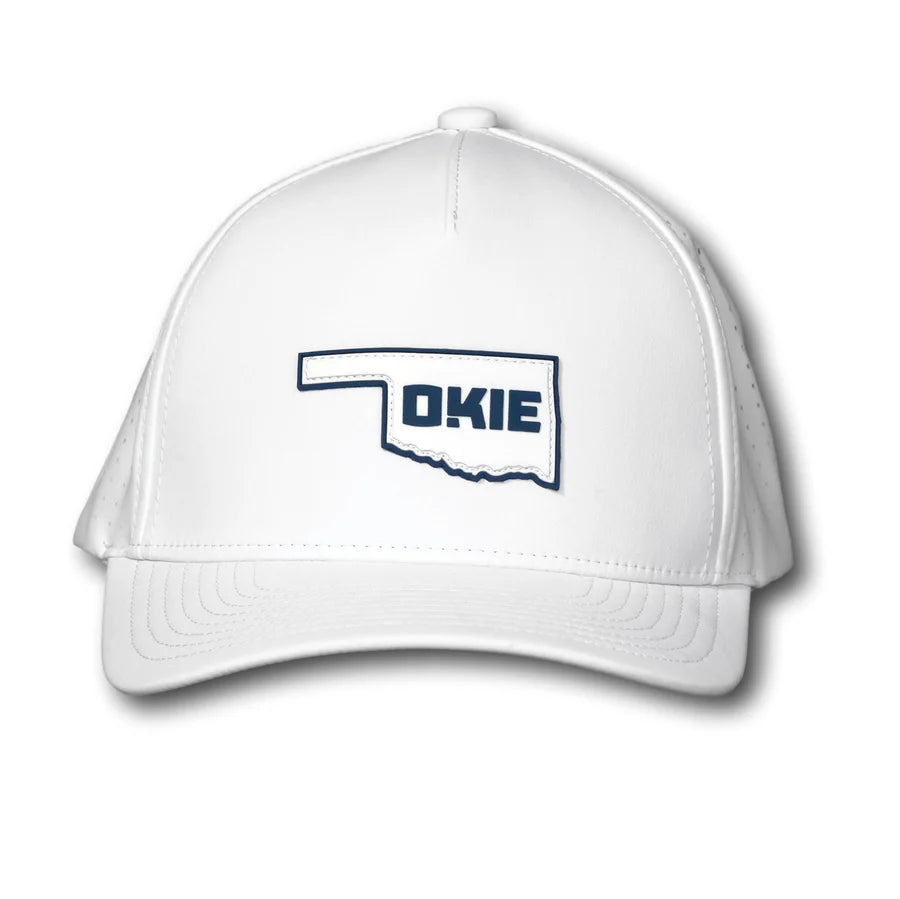 OKIE HAT - GRAYSON PERFORMANCE - WHITE/WHITE