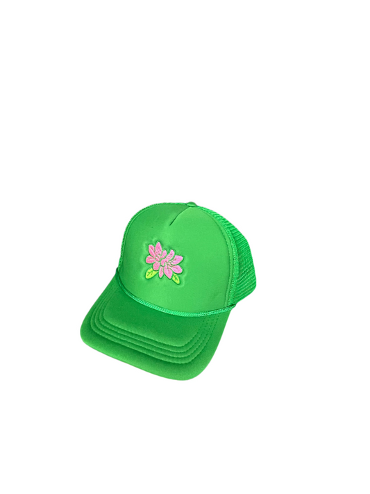 GREEN AZALEA TRUCKER HAT