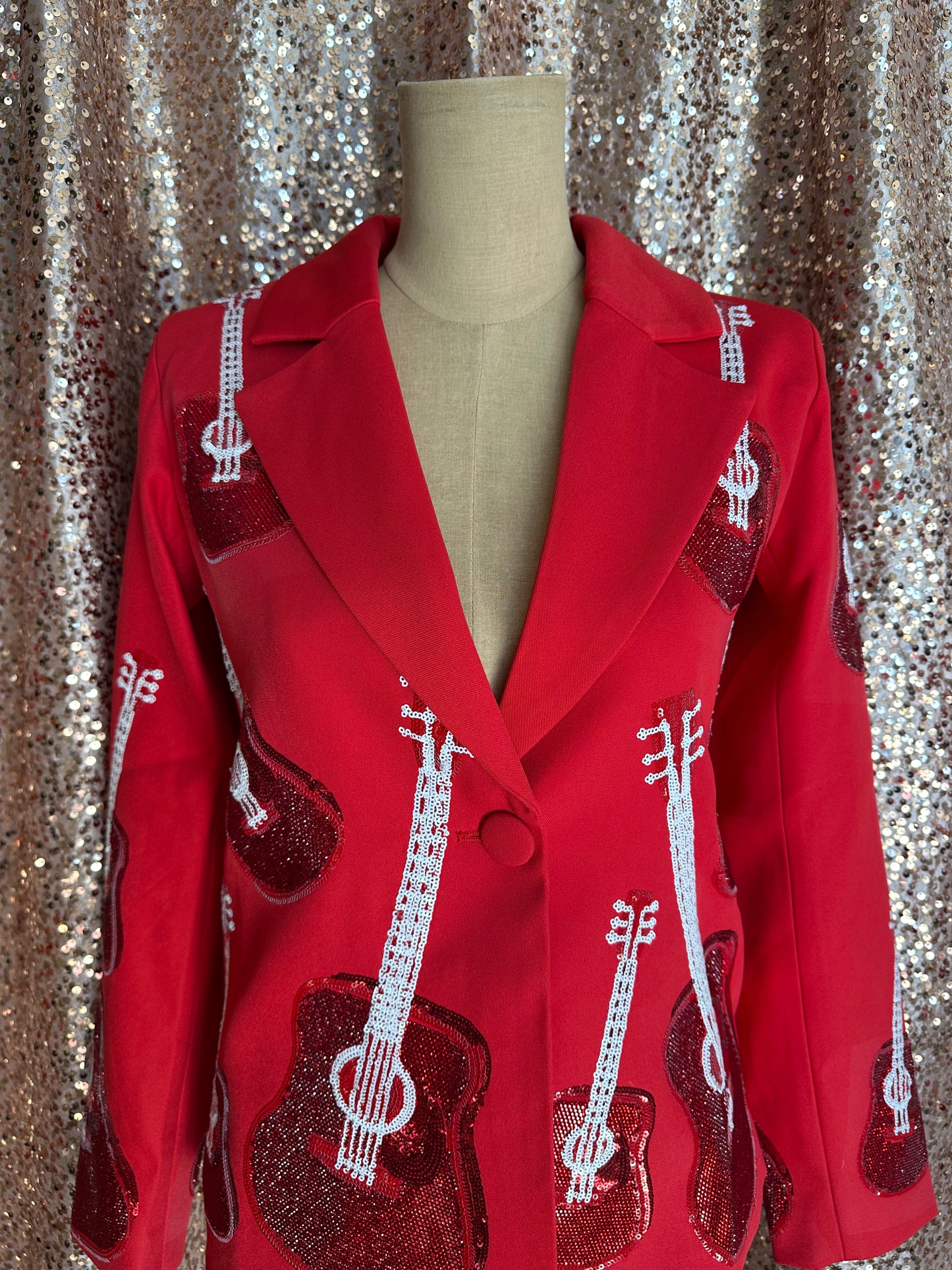 RED GUITAR BLAZER