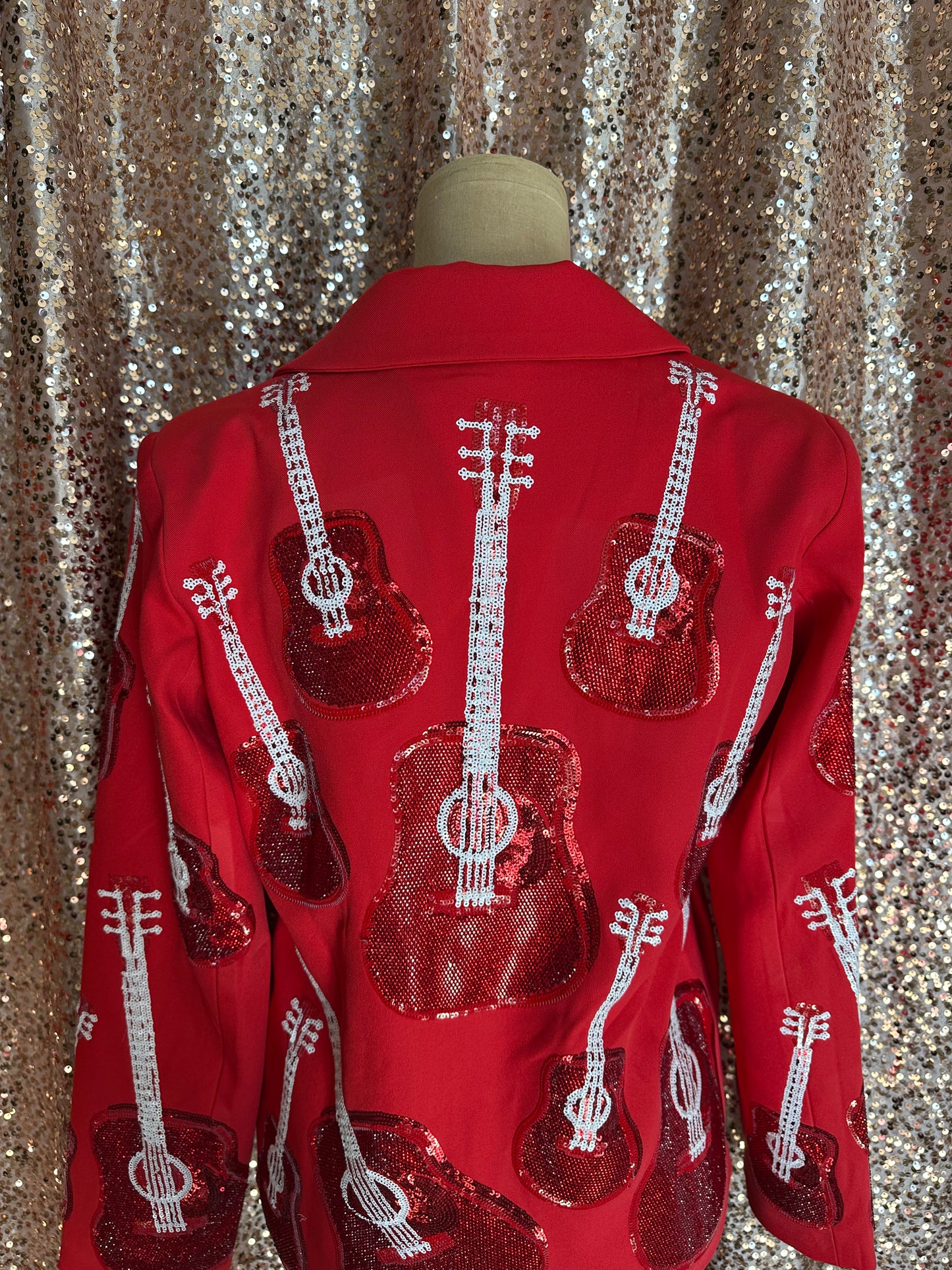 RED GUITAR BLAZER